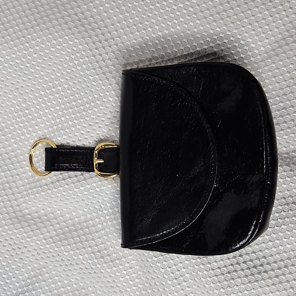 PELLATERI BLACK LEATHER POUCH